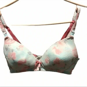 Jessica Simpson light blue nursing bra 34B